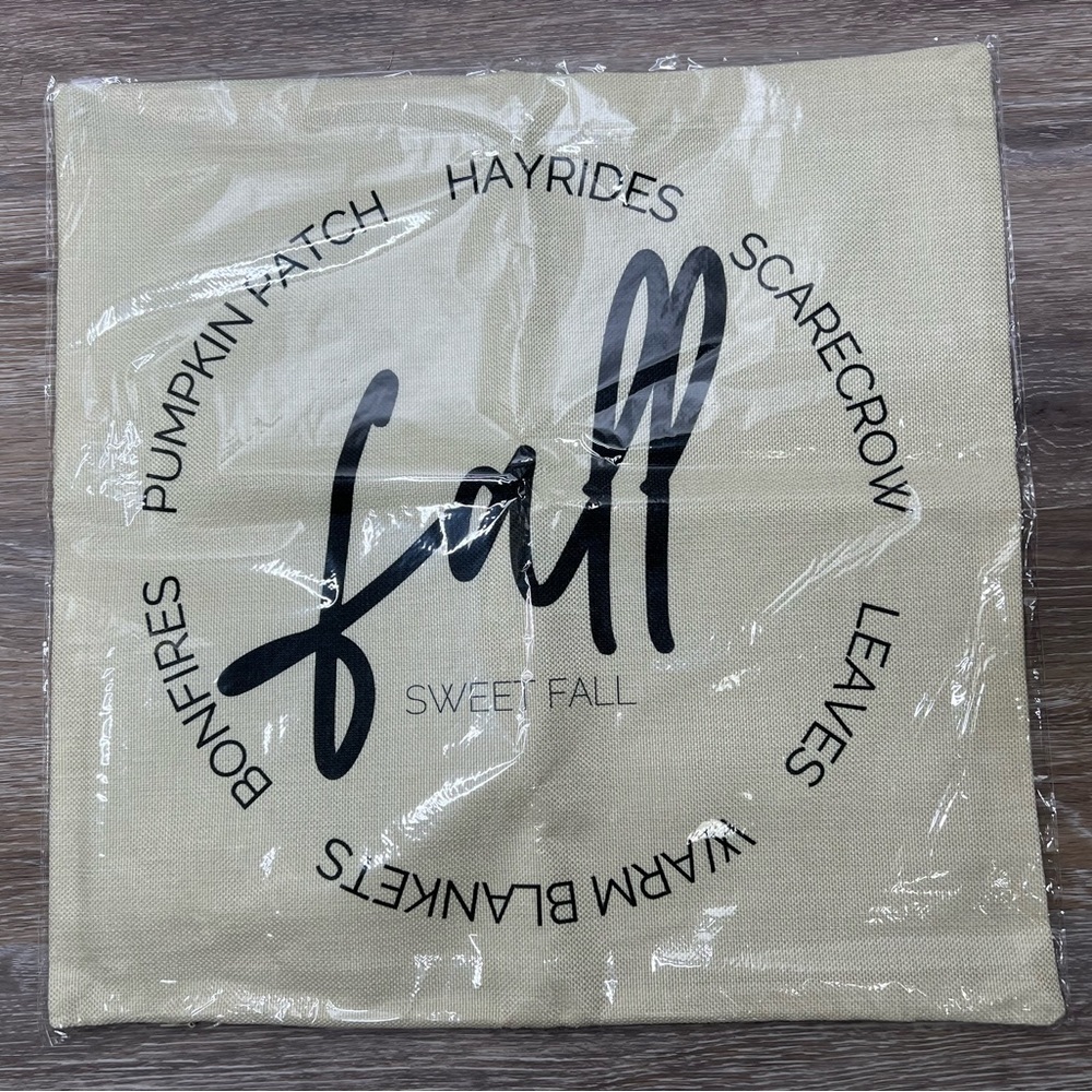 Brand New-Fall Throw Pillow Cover